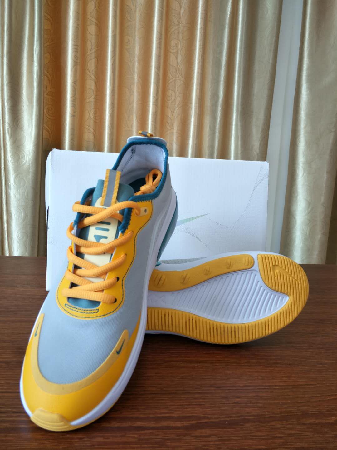 2020 Nike Air Max DIA Yellow Grey For Women